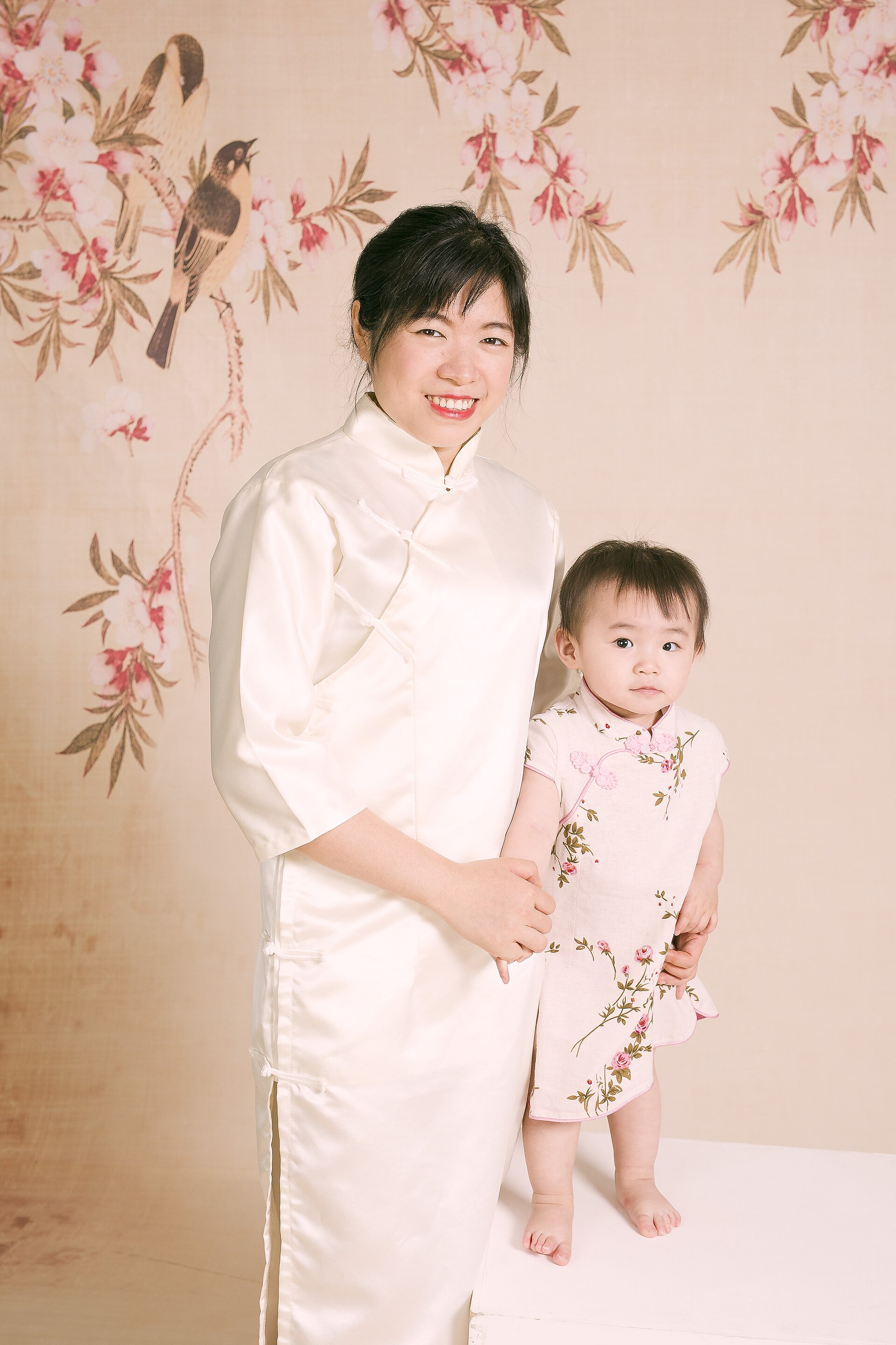 Mother & Mini Qipao Set — silk qipao